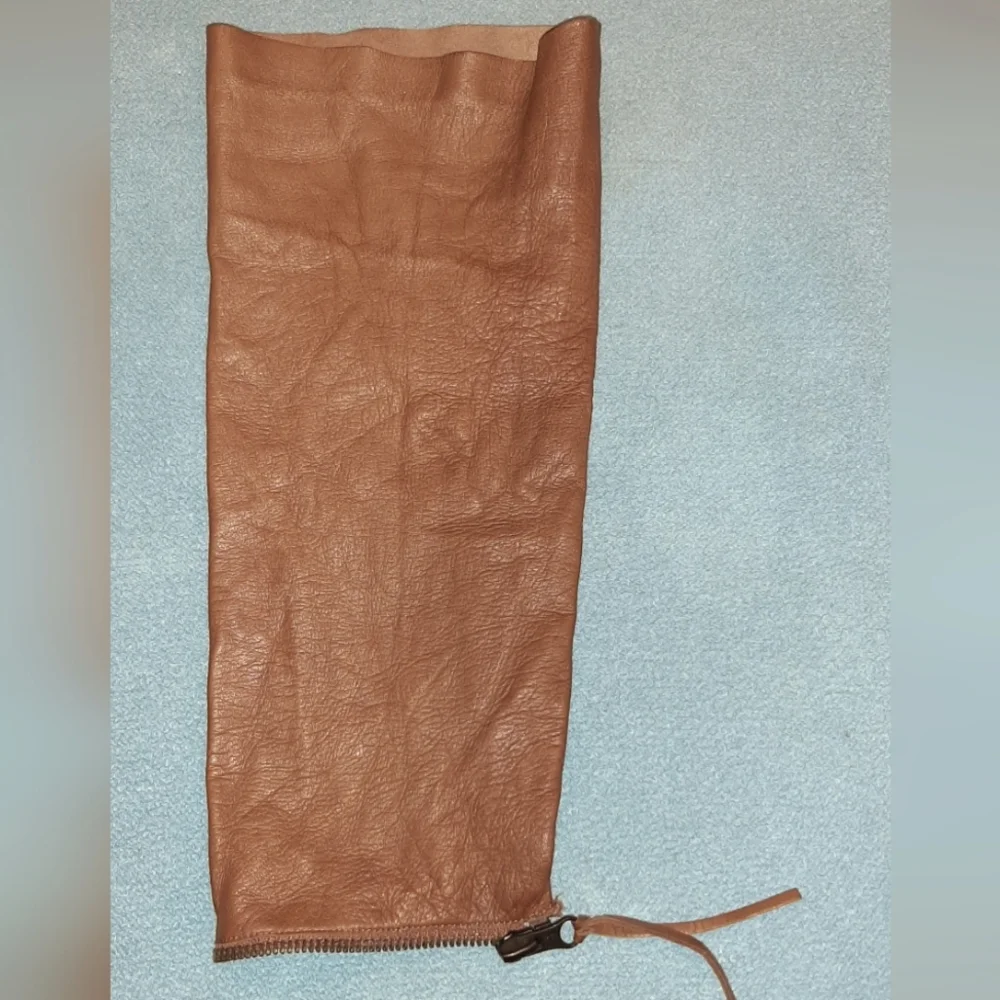IMONI | Brown Leather, Adjustable Gloves